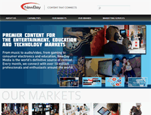 Tablet Screenshot of newbaymedia.com